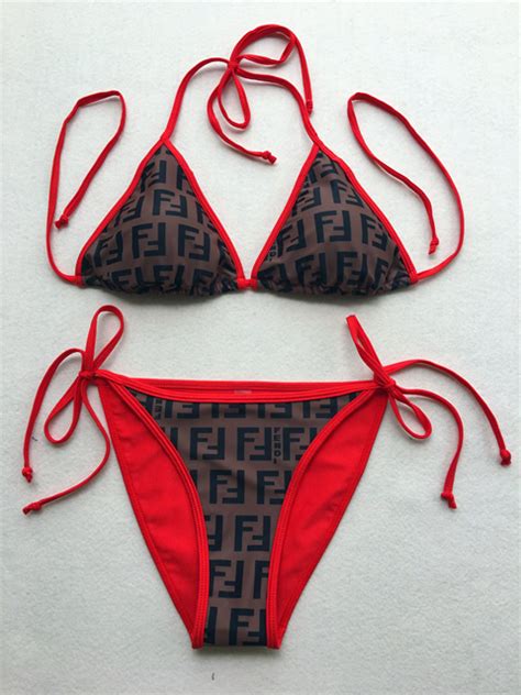 fake fendi bikini|fendi high waisted swimsuit.